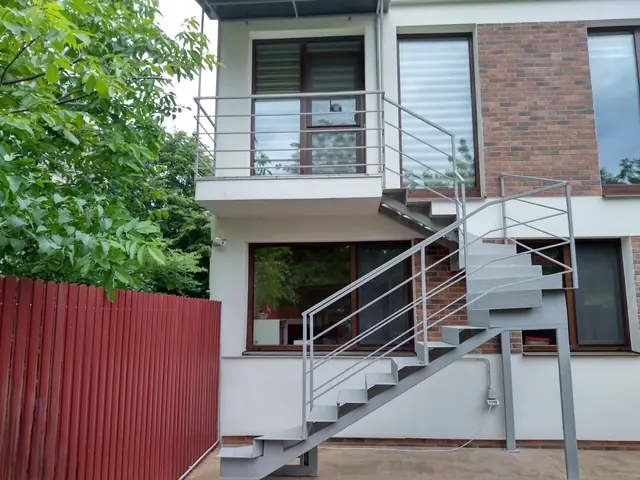 Metal staircase made and installed by FEROX – project 2